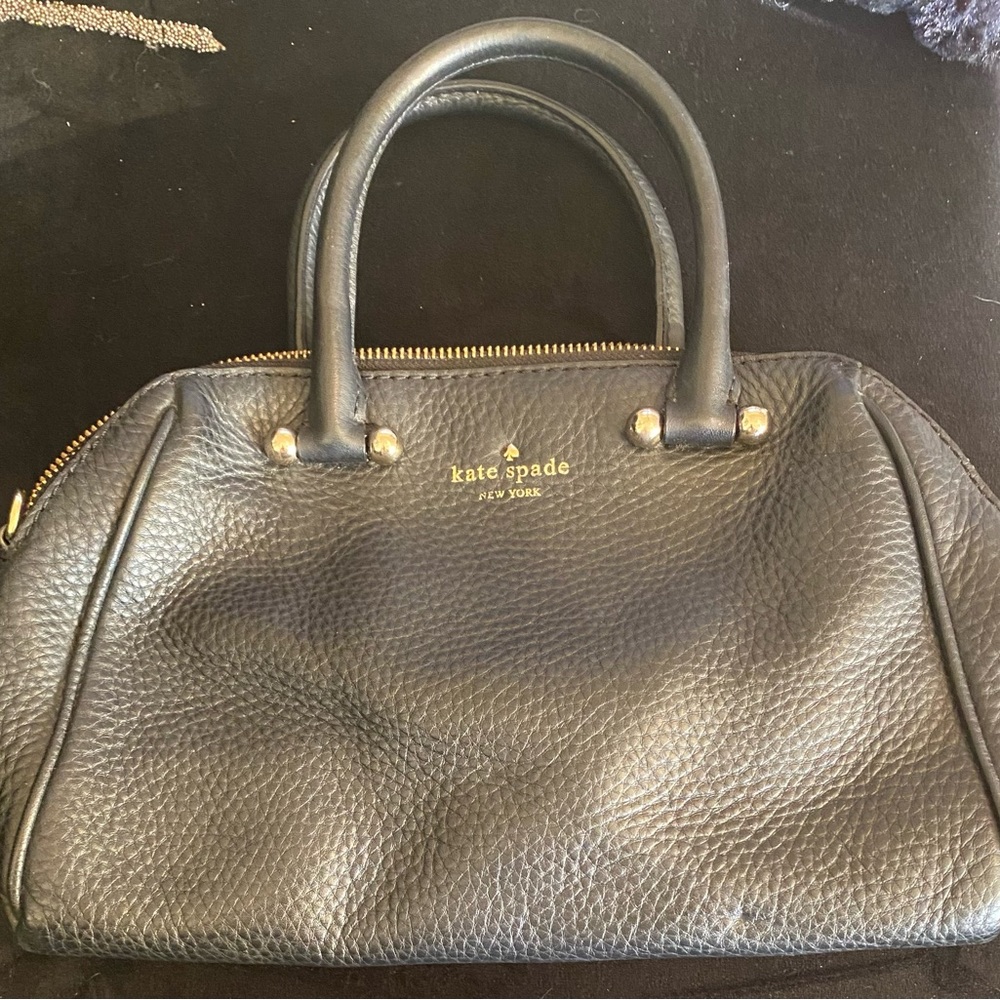 Kate Spade Pebbled Leather Hand Bag / Shoulder Bag with Long Strap